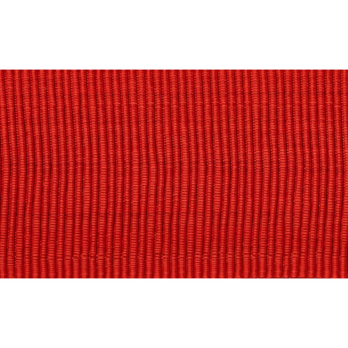 WIDE FAILLE TAPE RED
