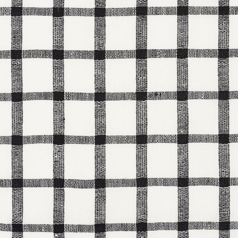 PAULINE CHECK CASEMENT BLACKWORK