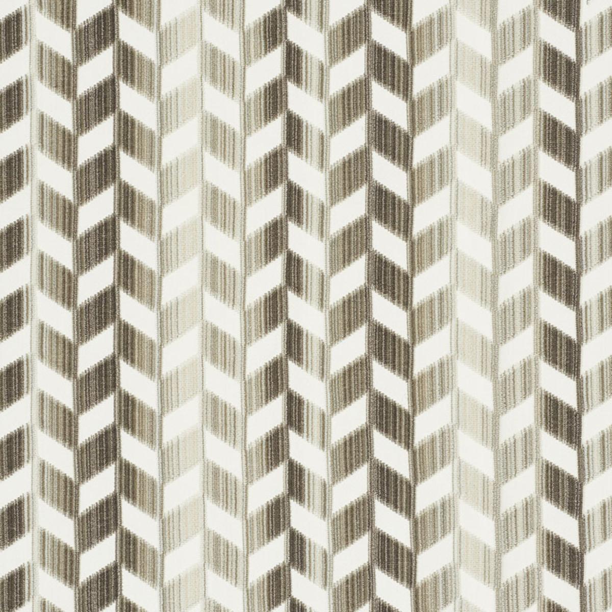 CHEVRON STRIÌä VELVET STONE