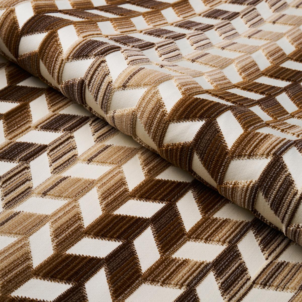 CHEVRON STRIÌä VELVET GOLD