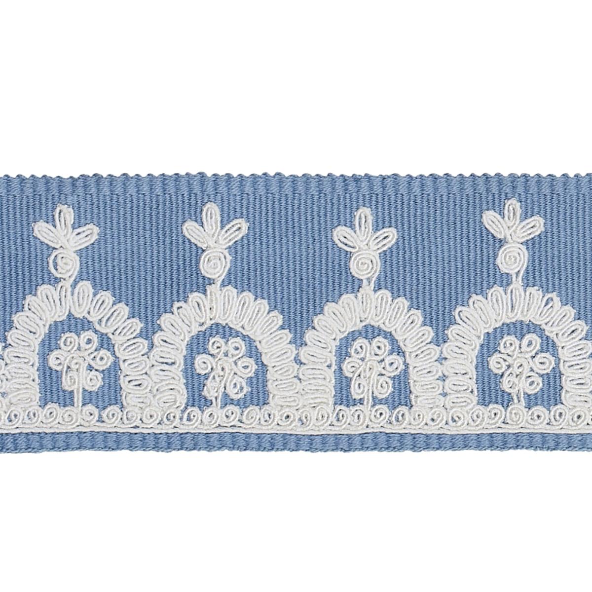 NOELIA EMBROIDERED TAPE CHAMBRAY