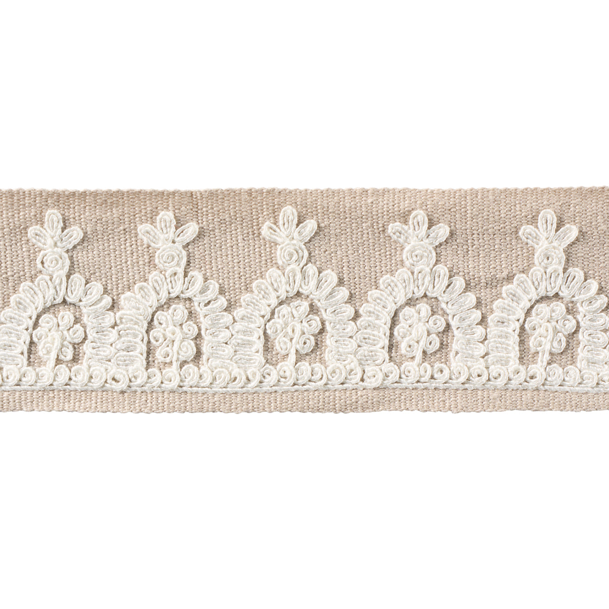 NOELIA EMBROIDERED TAPE NATURAL