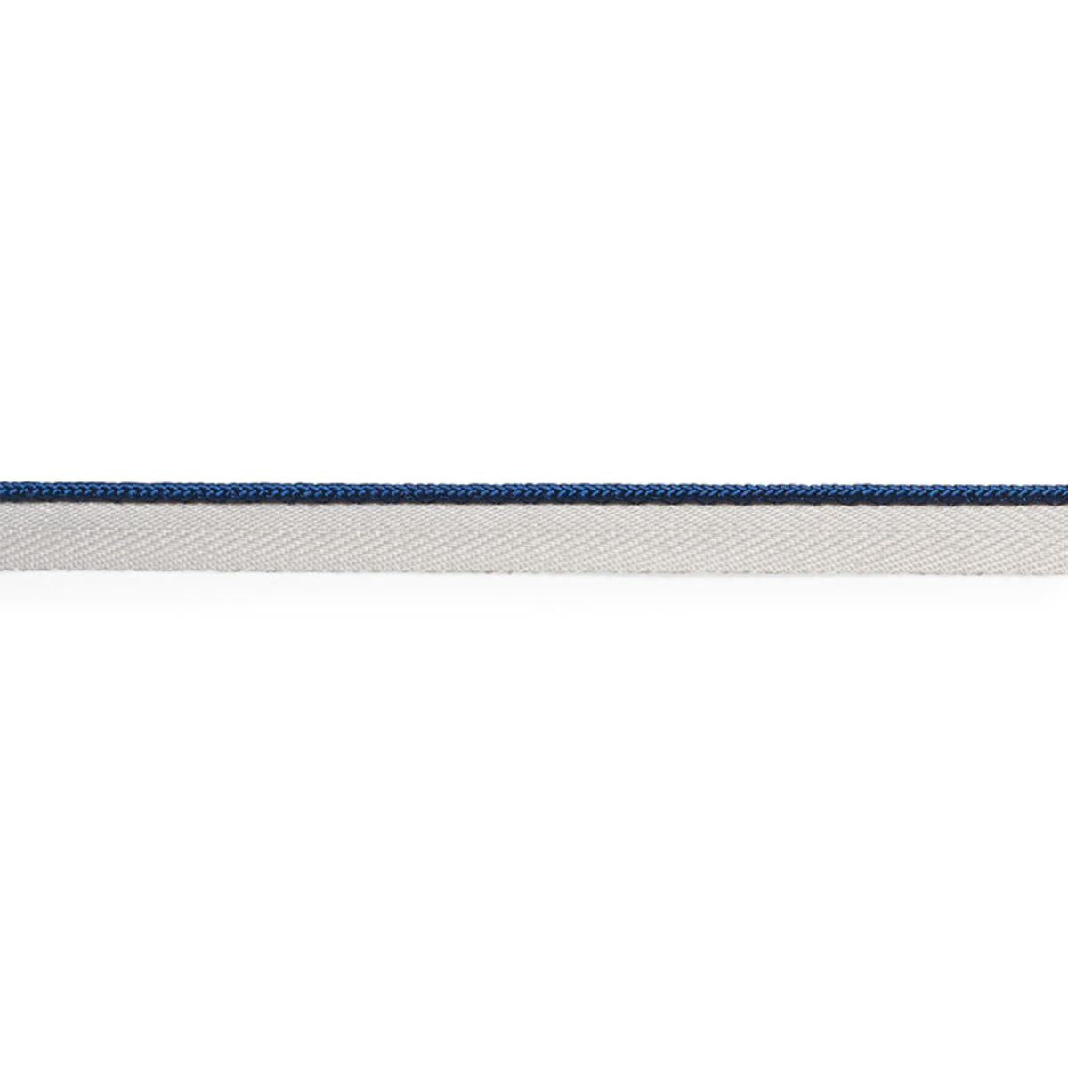 GUSTAVE SILK LIP CORD NARROW NAVY