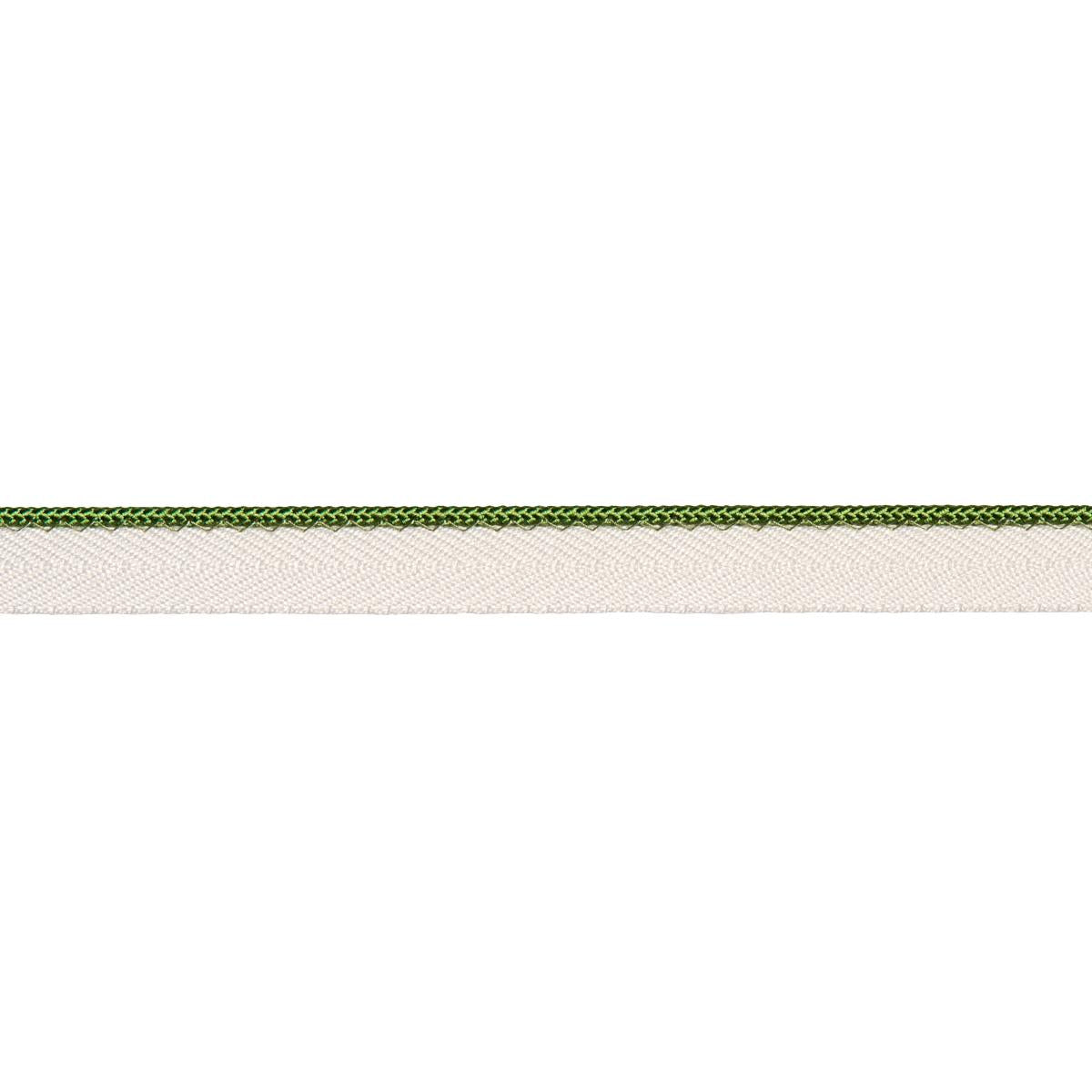 GUSTAVE SILK LIP CORD NARROW GREEN