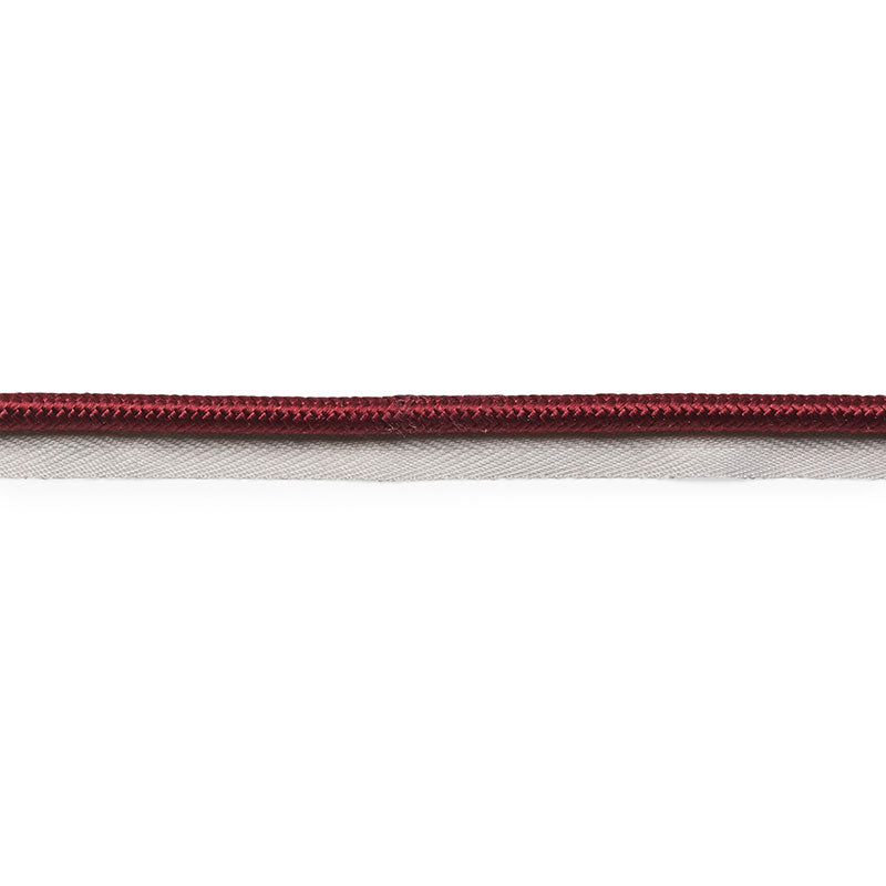 GUSTAVE SILK LIP CORD WIDE BURGUNDY