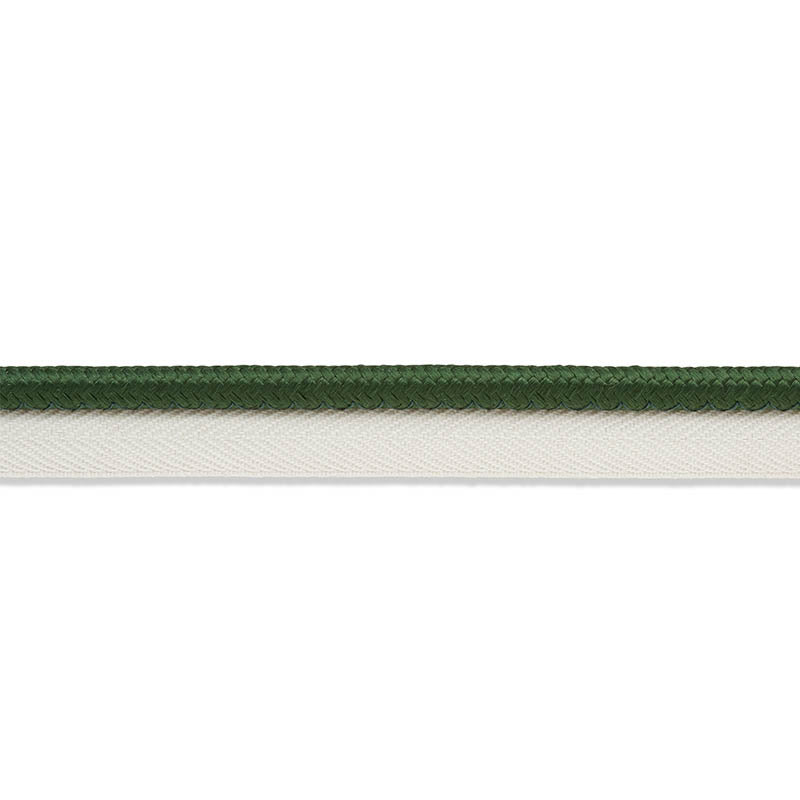 GUSTAVE SILK LIP CORD WIDE EMERALD