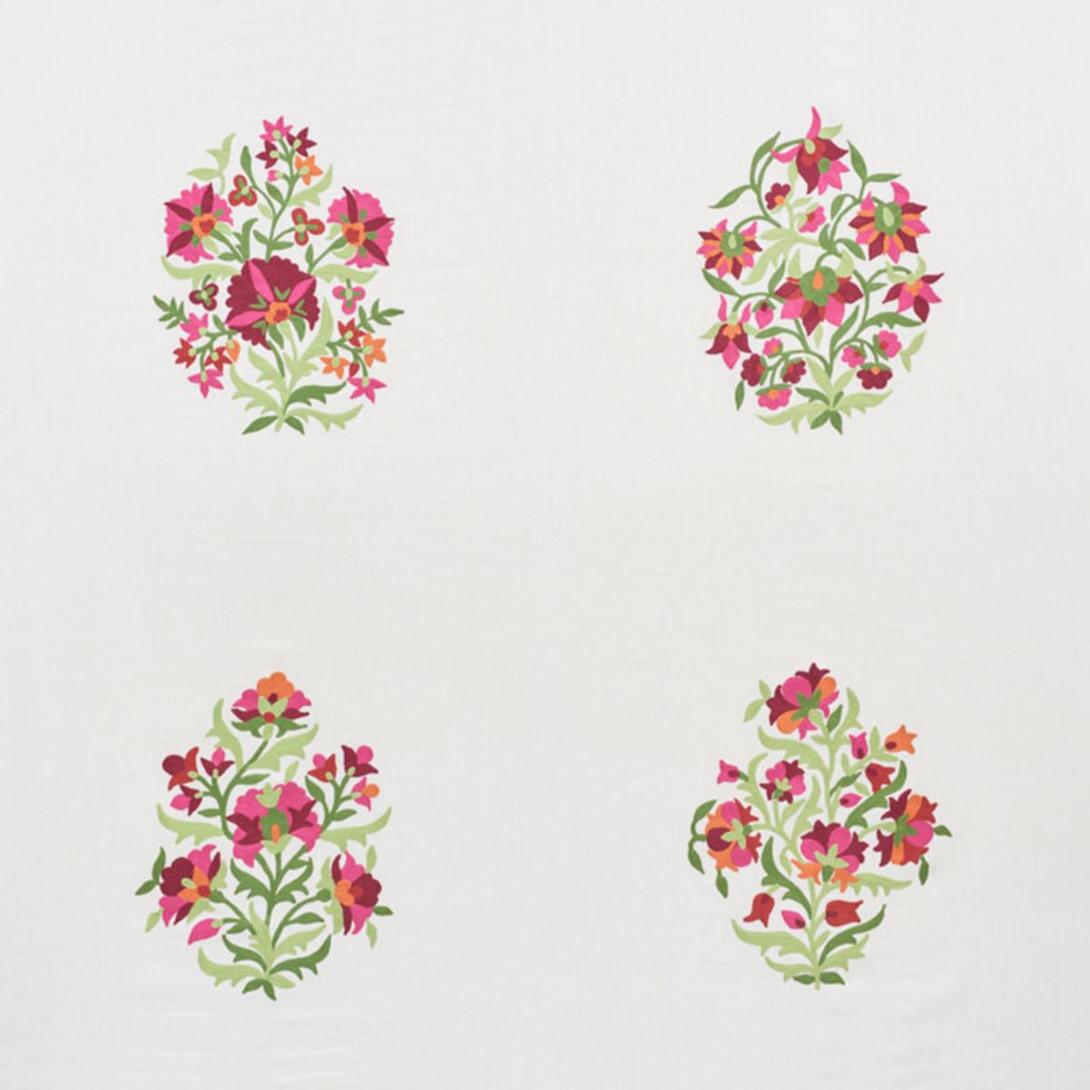 ANTALYA MEDALLION EMBROIDERY GARNET