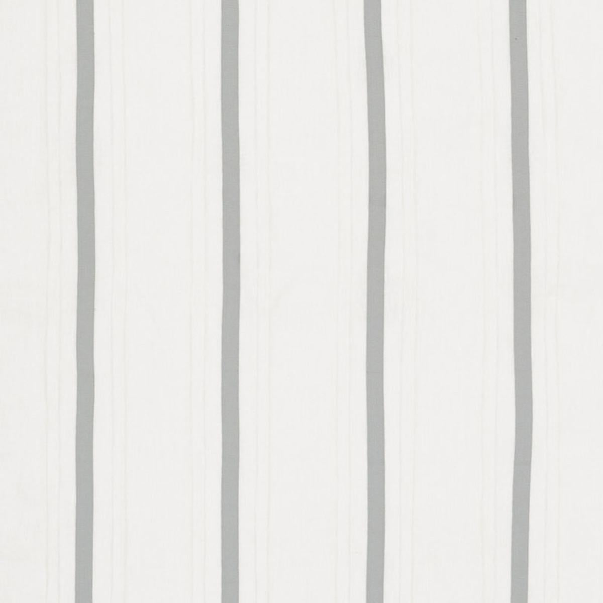 STRIPE APPLIQUE SHEER GREY