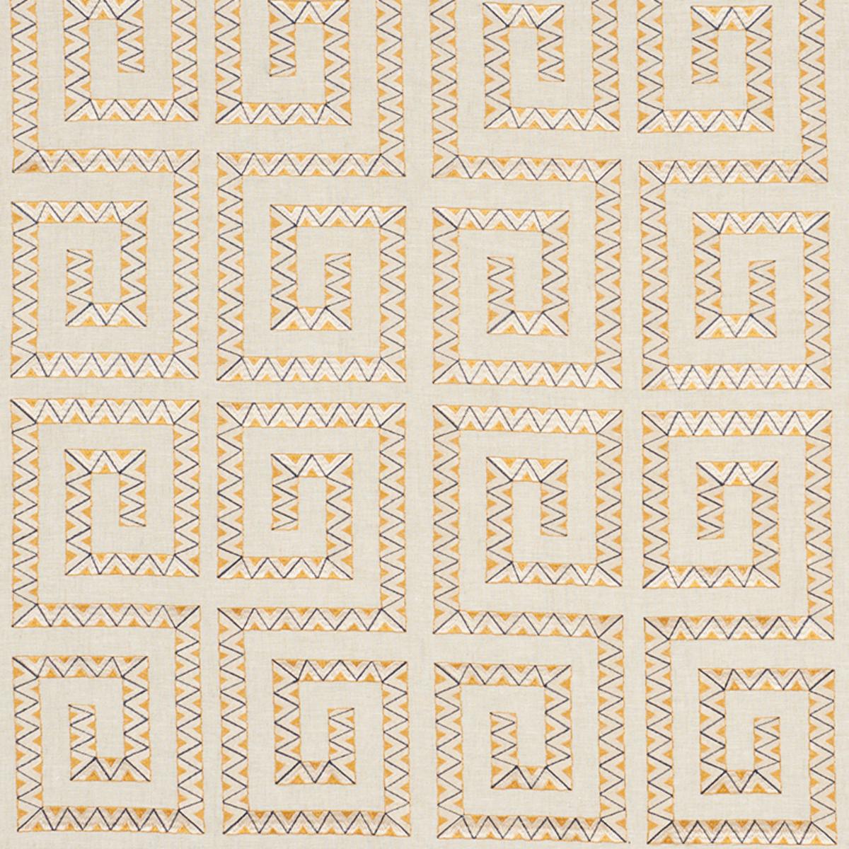 PRADO EMBROIDERY SAFFRON
