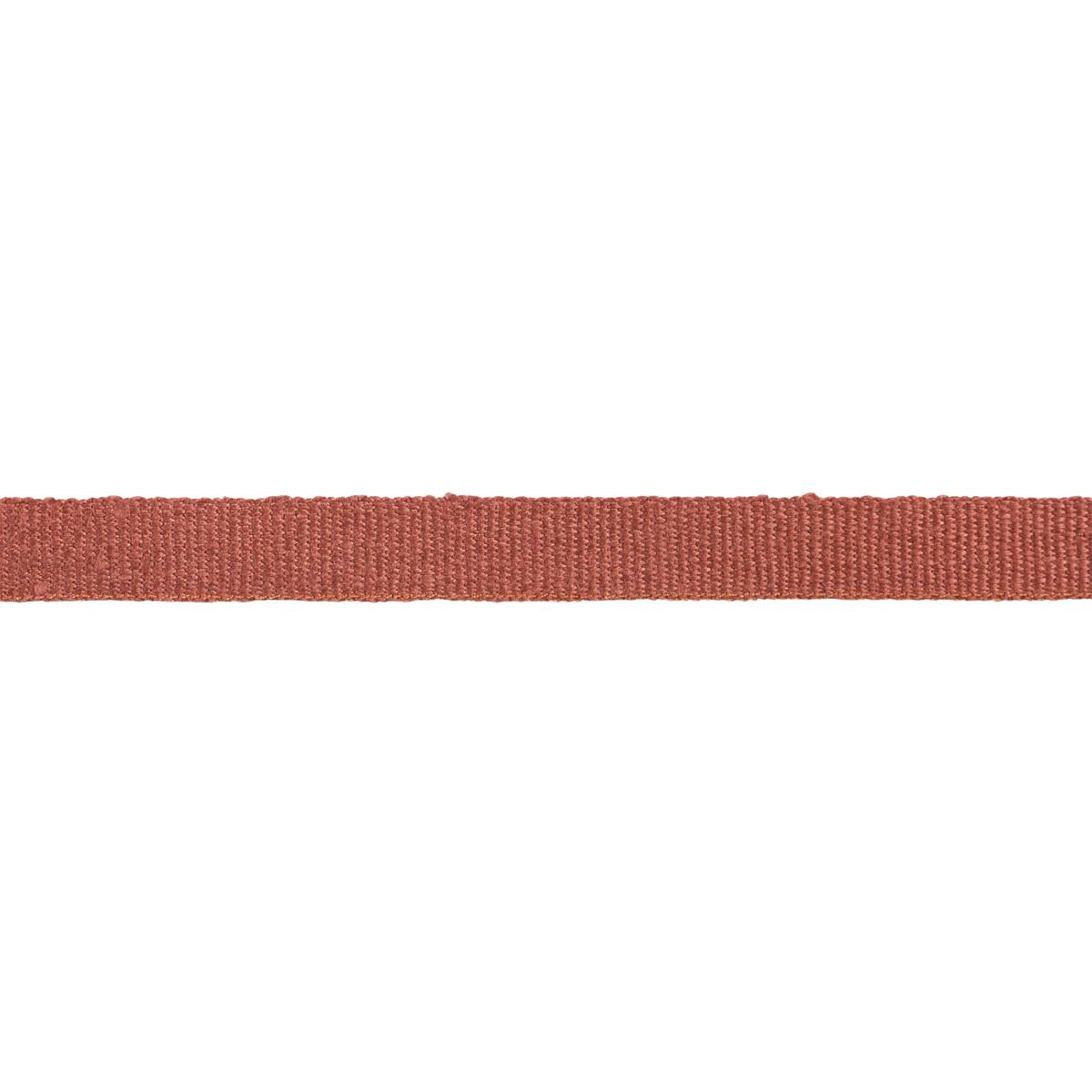 MATHIAS LINEN TAPE NARROW TERRACOTTA