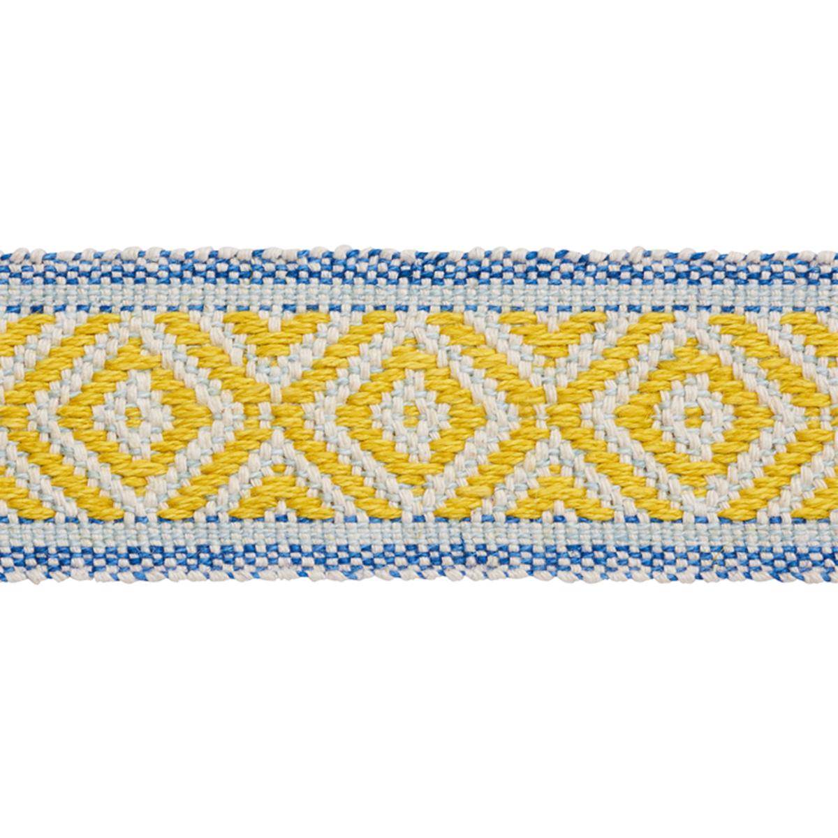 LARSON HANDWOVEN TAPE YELLOW & BLUE