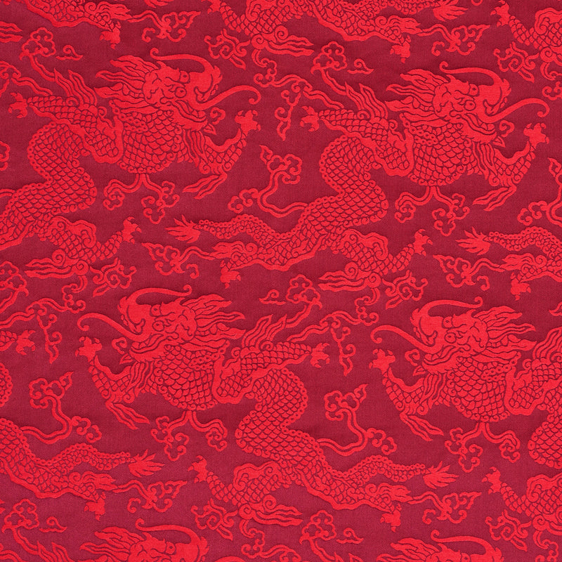 RUAN DRAGON DAMASK GARNET