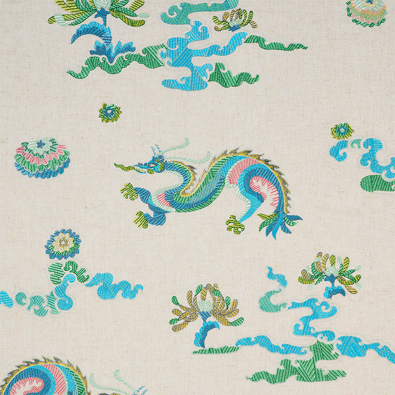 Hanlun Dragon Embroidery NATURAL