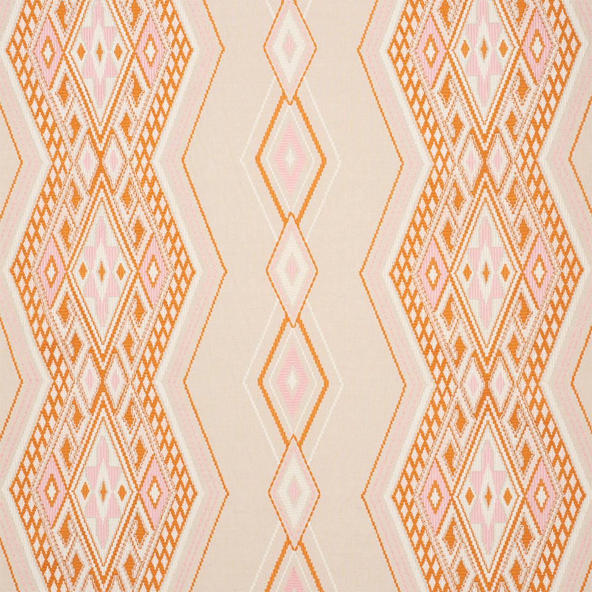 BAYETA EMBROIDERY PINK & ORANGE