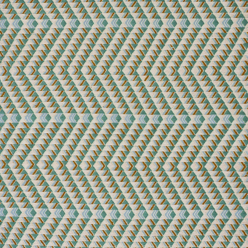 AMATES HAND WOVEN BROCADE DUCK EGG