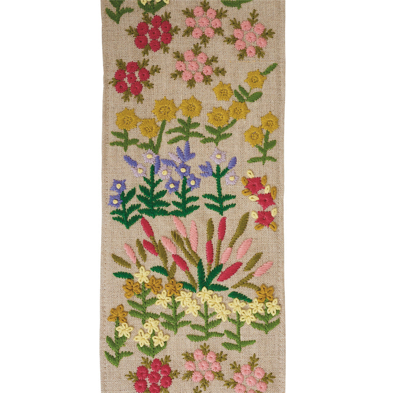 LULA EMBROIDERED TAPE NATURAL