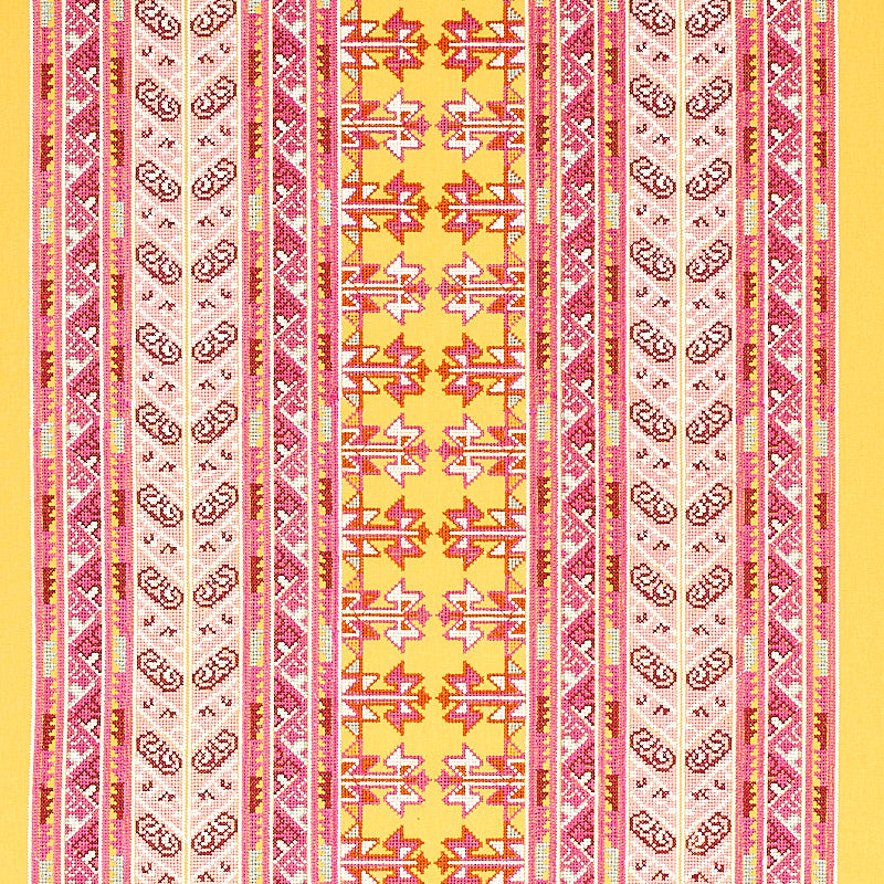 VINKA EMBROIDERY PINK & YELLOW