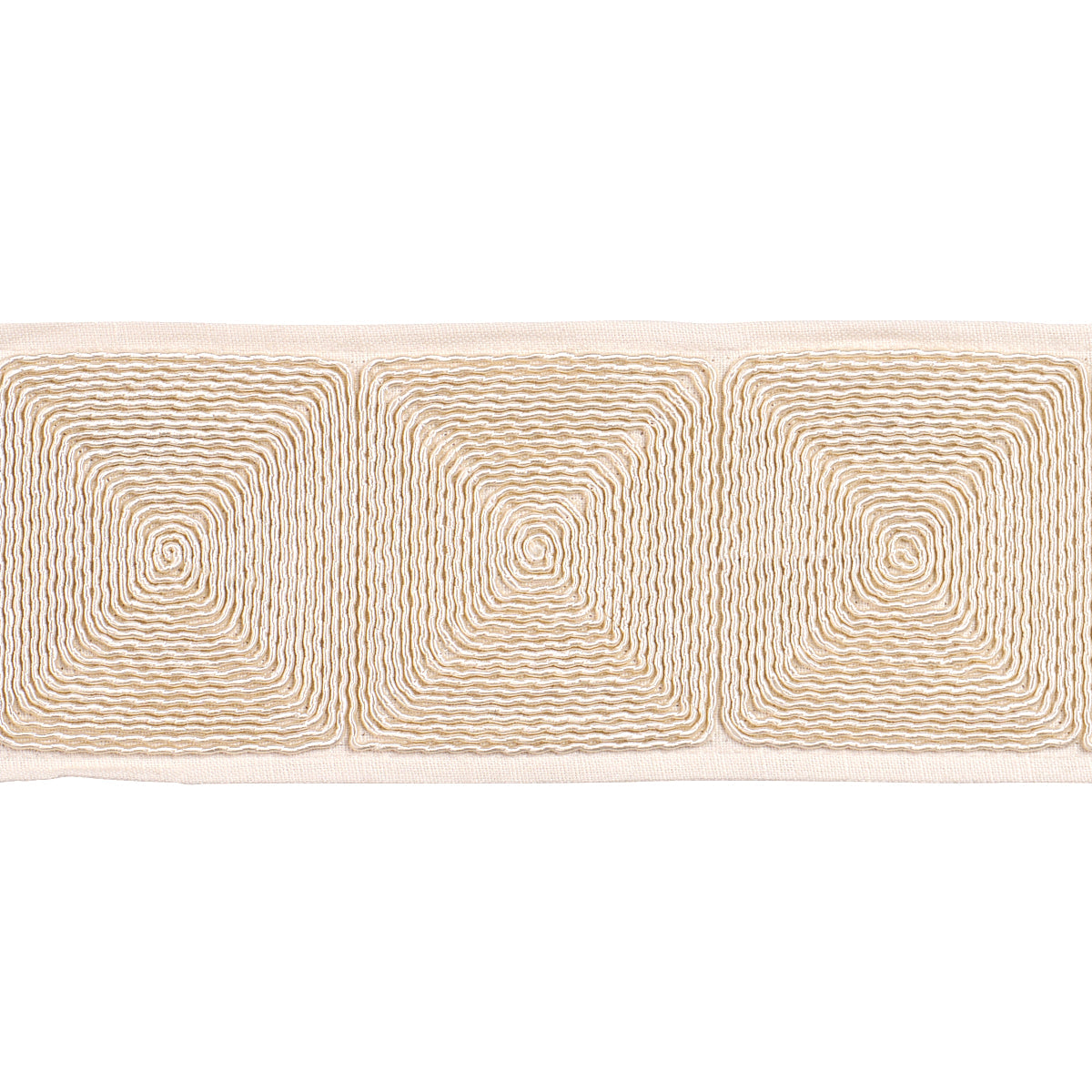 NAUTILINA EMBROIDERED TAPE IVORY