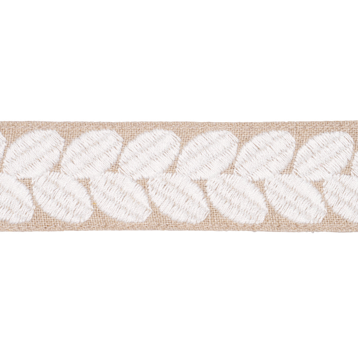 BERKELEY TAPE NARROW IVORY ON NATURAL