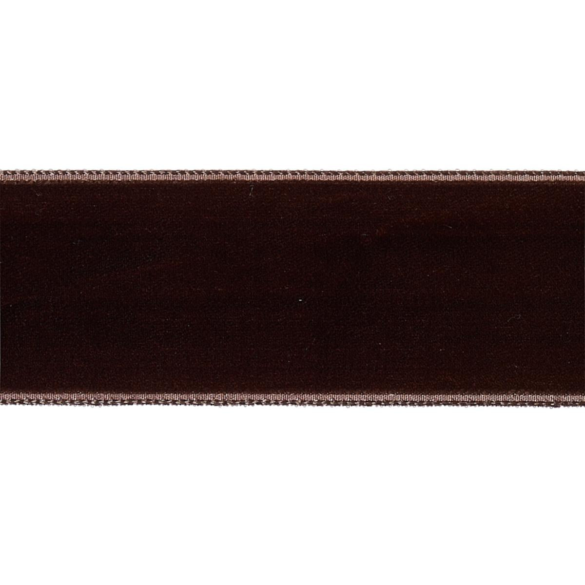 VELVET TAPE WIDE TRUFFLE