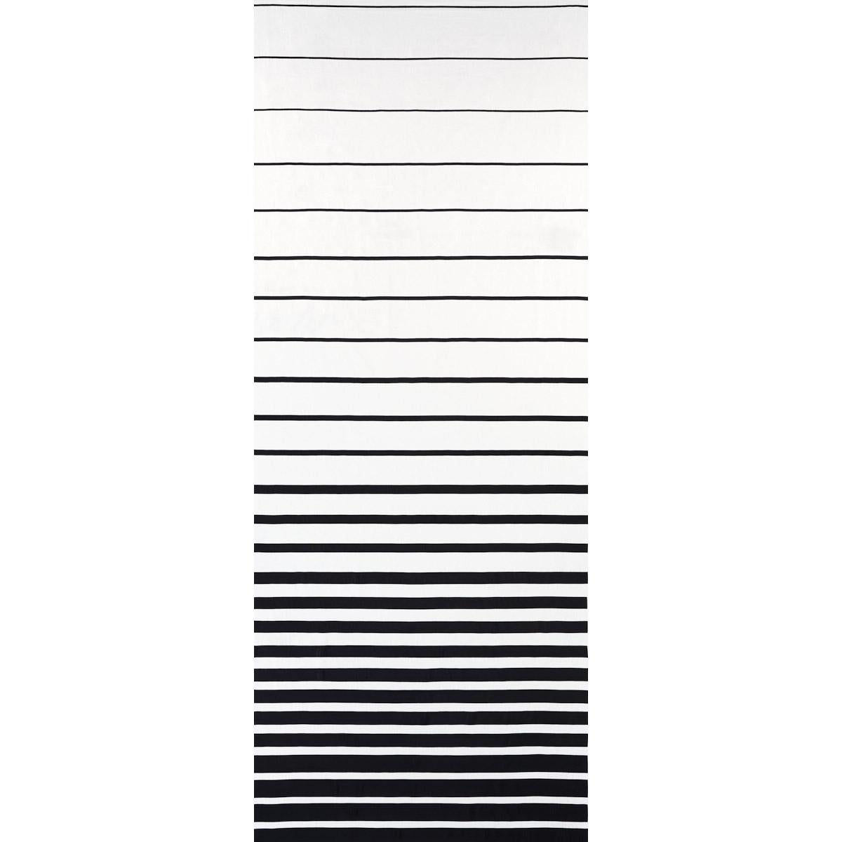 RIBBON APPLIQUÌä PANEL BLACK ON IVORY