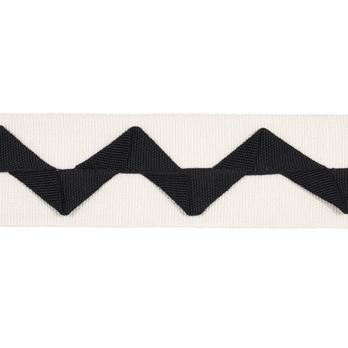 LAZARE APPLIQUÌä TAPE BLACK ON IVORY