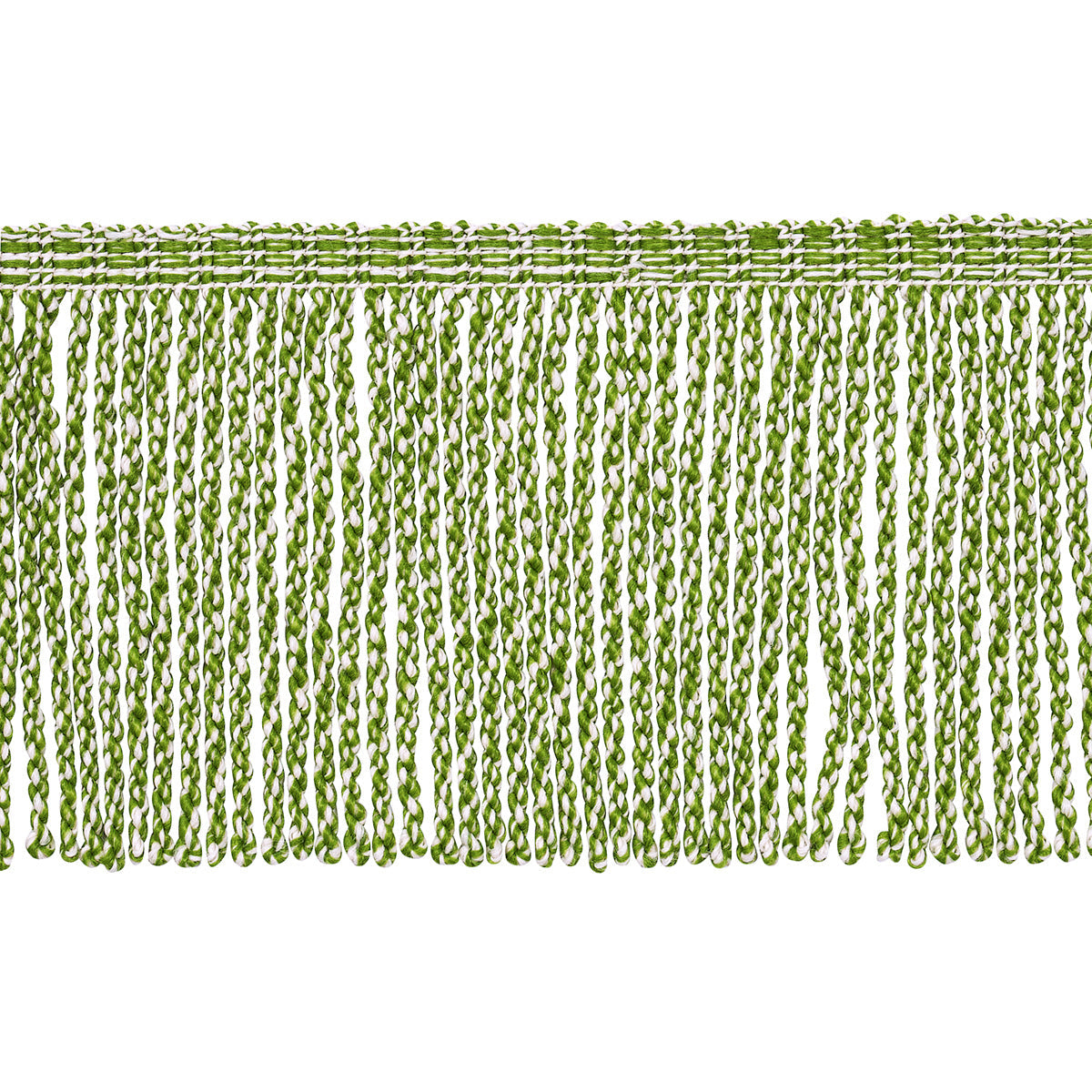 OUTDOOR BOULLION FRINGE TRIM GREEN