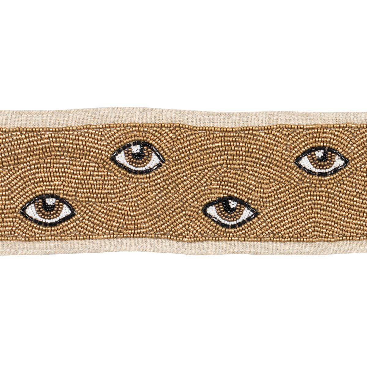 MIND'S EYE BEADED TAPE BROWN & GOLD