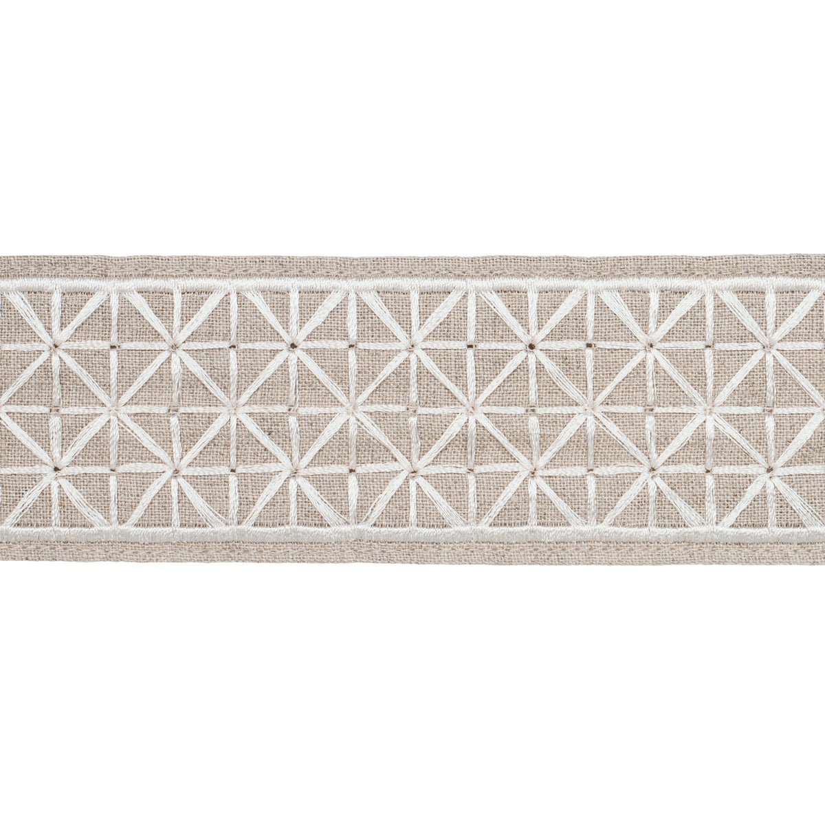 DIRECTOIRE TAPE NARROW IVORY ON NATURAL