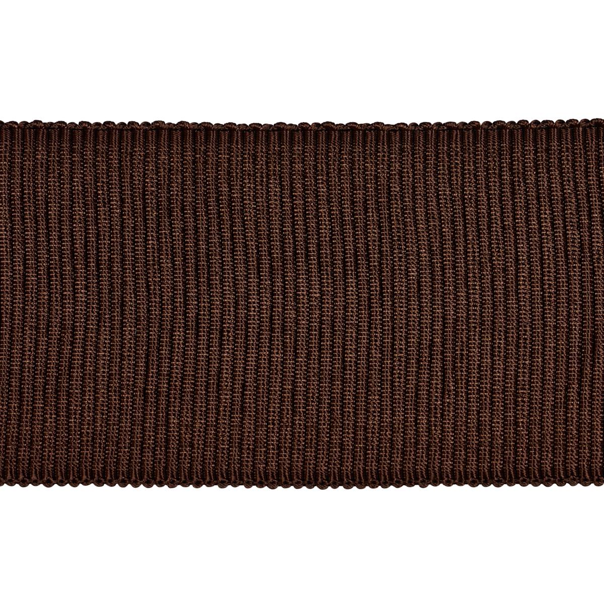 WIDE FAILLE TAPE CHOCOLATE