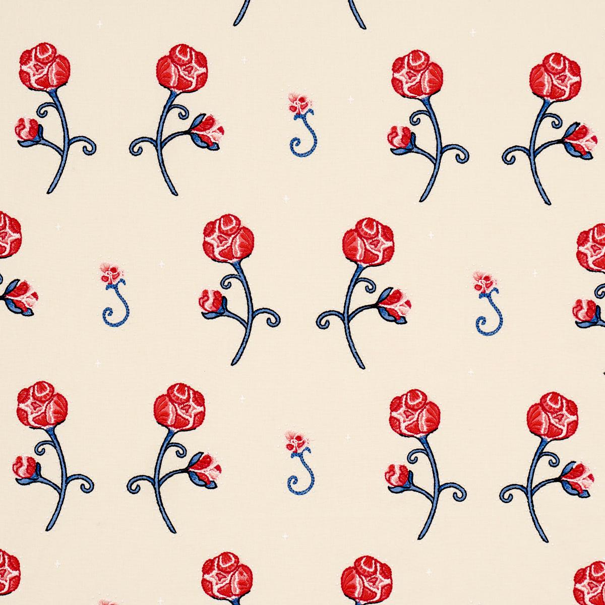 RHINESTONE COWBOY EMBROIDERY POPPY