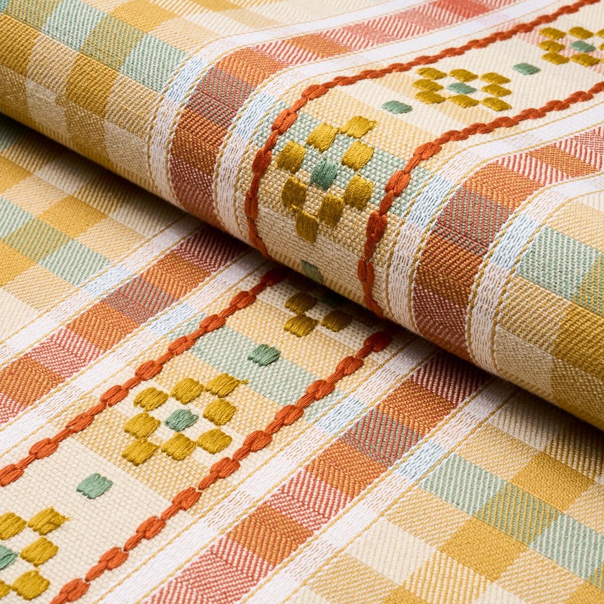 HUTTON CHECK OCHRE