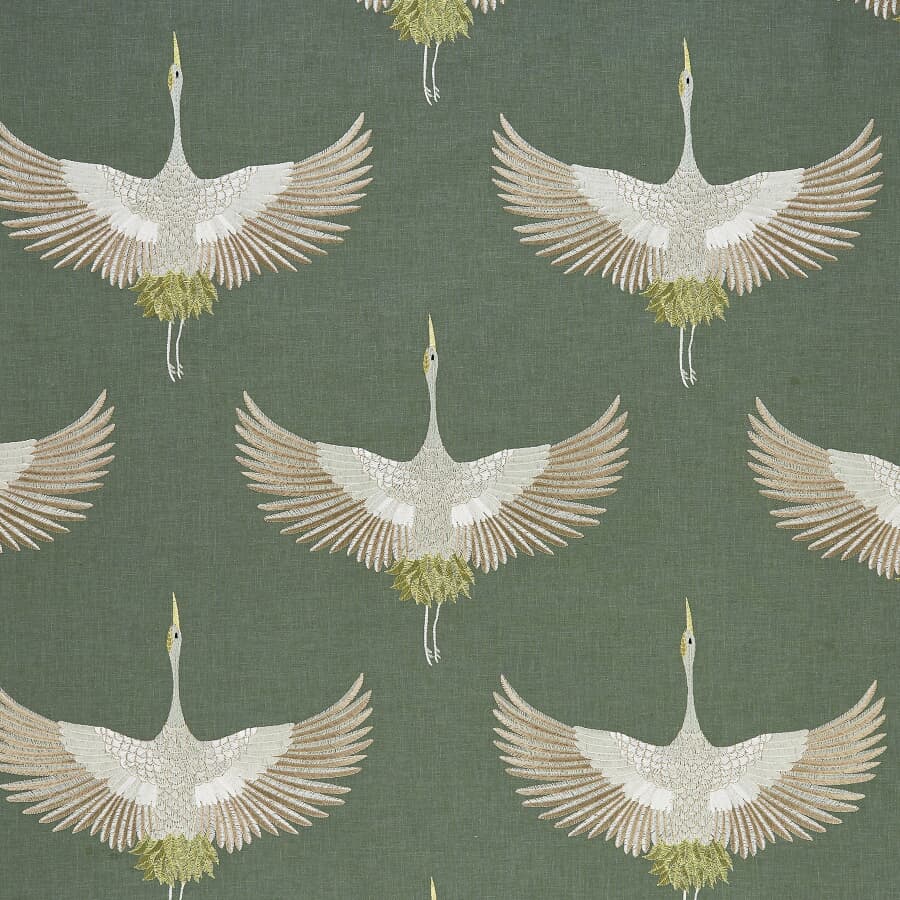 ALDRIN 2 BASIL Fabric