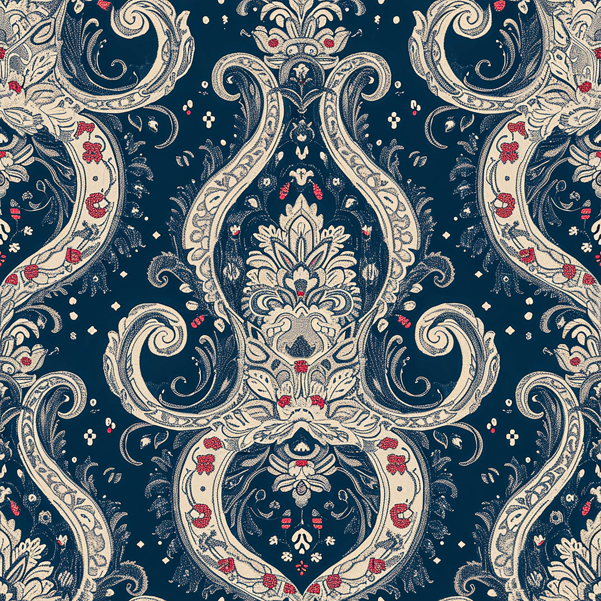 Atlanta Fabrics A Million Reasons Navy Fabric | Atlanta Fabrics