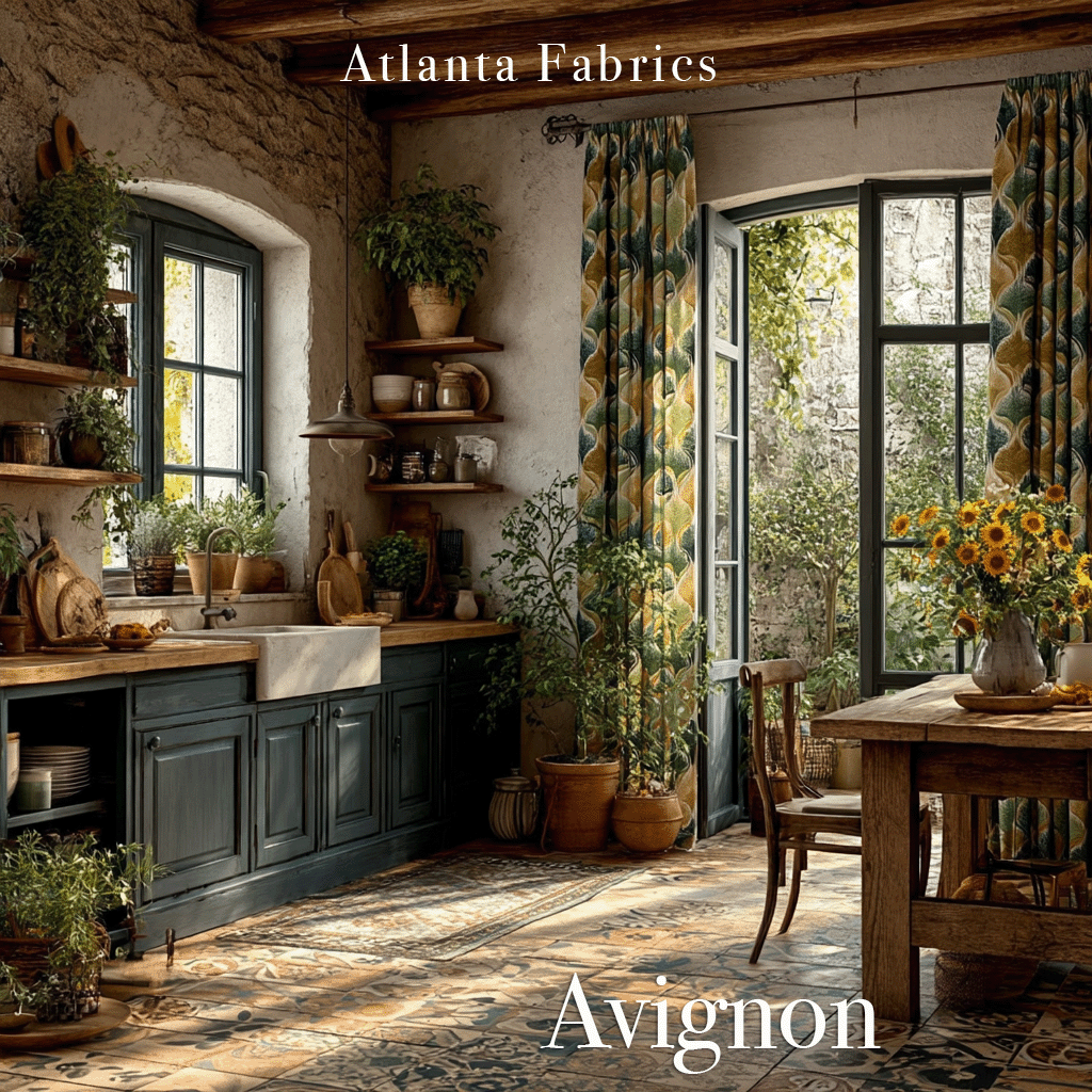 Atlanta Fabrics Avignon Autumn Fabric | Atlanta Fabrics