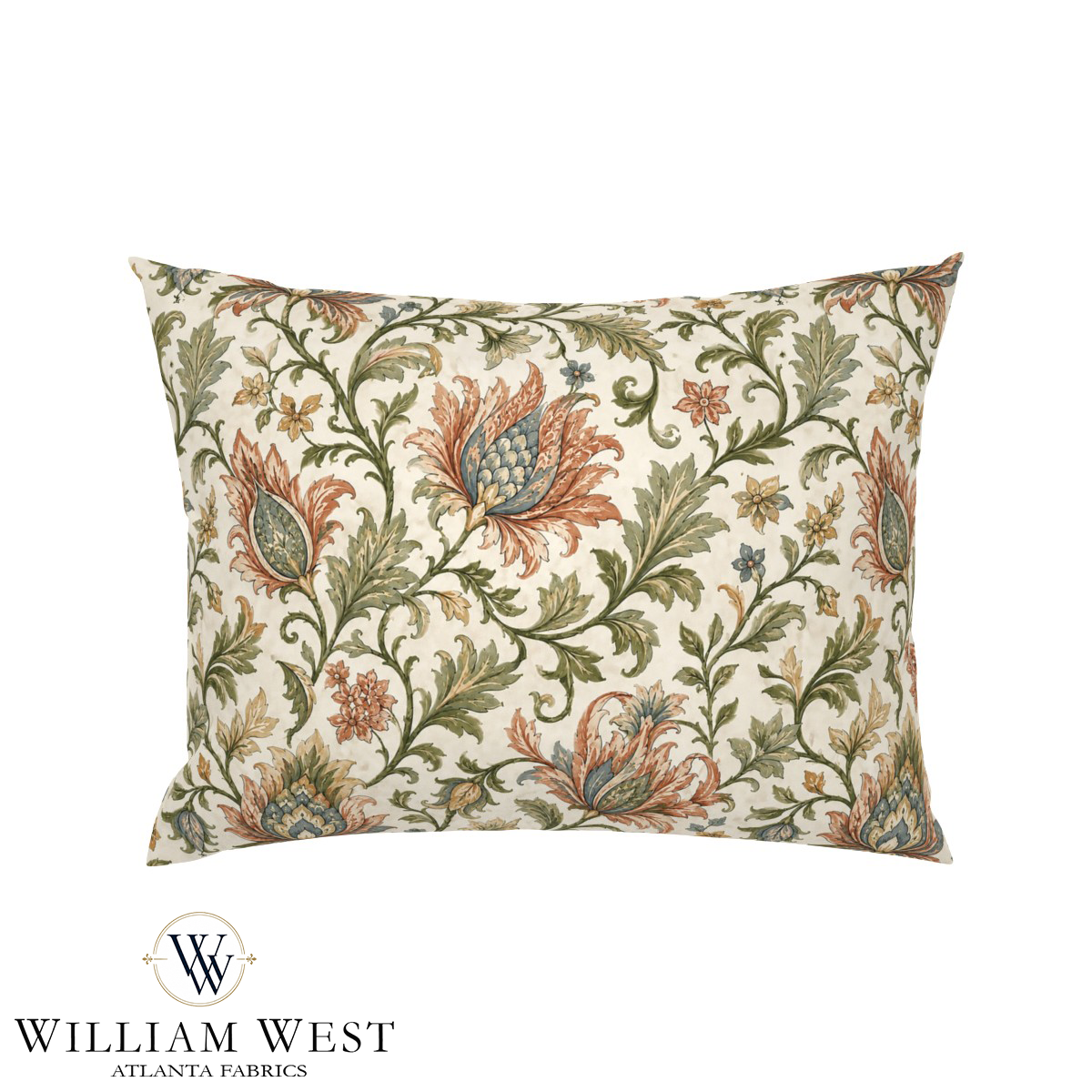 Botanical Scrollwork Sage