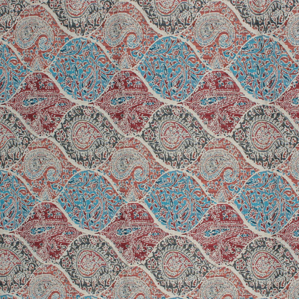 RM Coco BRIDLEWOOD PAISLEY / HEATHER Fabric | Atlanta Fabrics