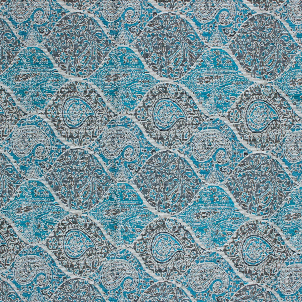 RM Coco BRIDLEWOOD PAISLEY / TEAL Fabric | Atlanta Fabrics