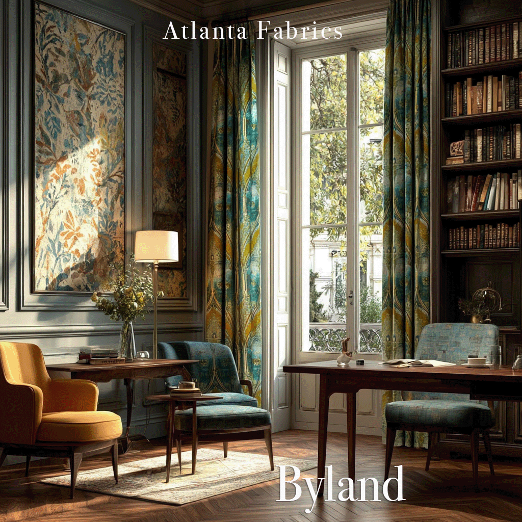 Atlanta Fabrics Byland Lapis Fabric | Atlanta Fabrics