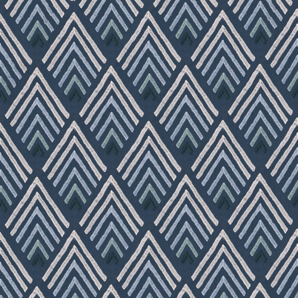 RM Coco Chevalier Indigo Fabric | Atlanta Fabrics