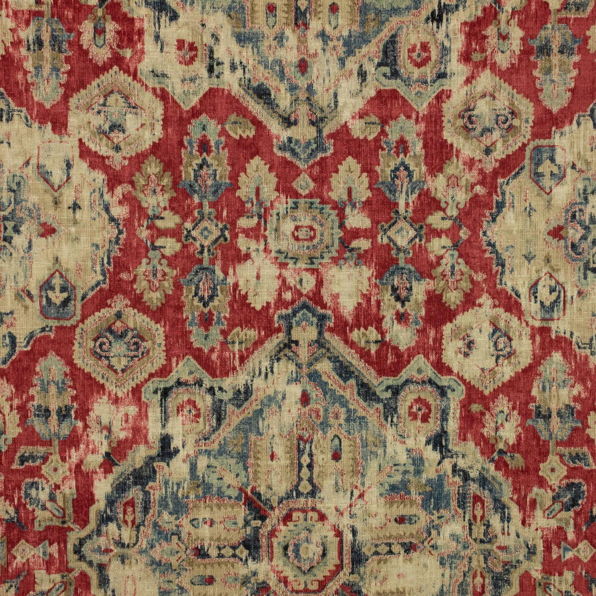 RM Coco Cimmaron Lodge Moroccan Red Fabric | Atlanta Fabrics