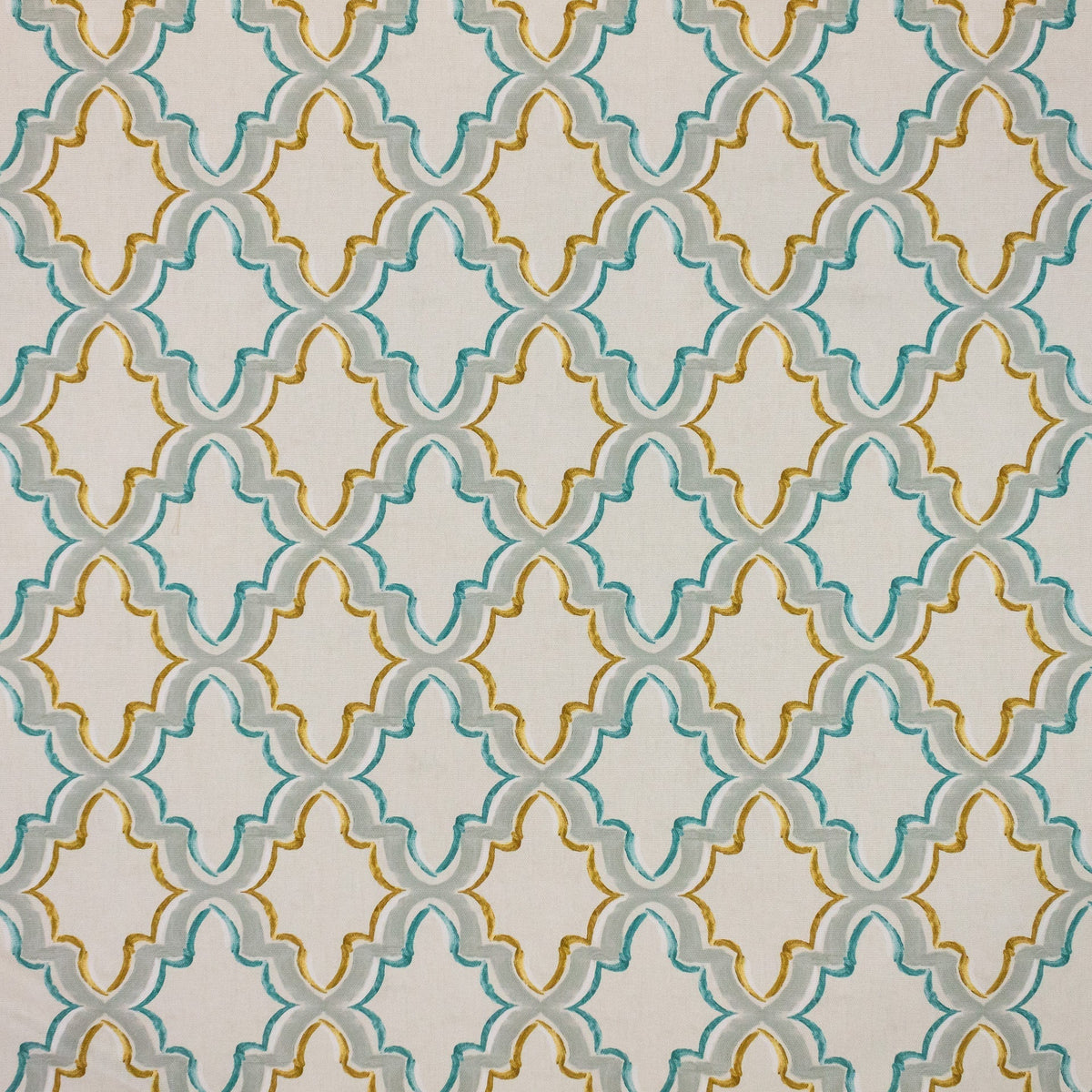 RM Coco Constantinople Trellis Aegean Fabric | Atlanta Fabrics