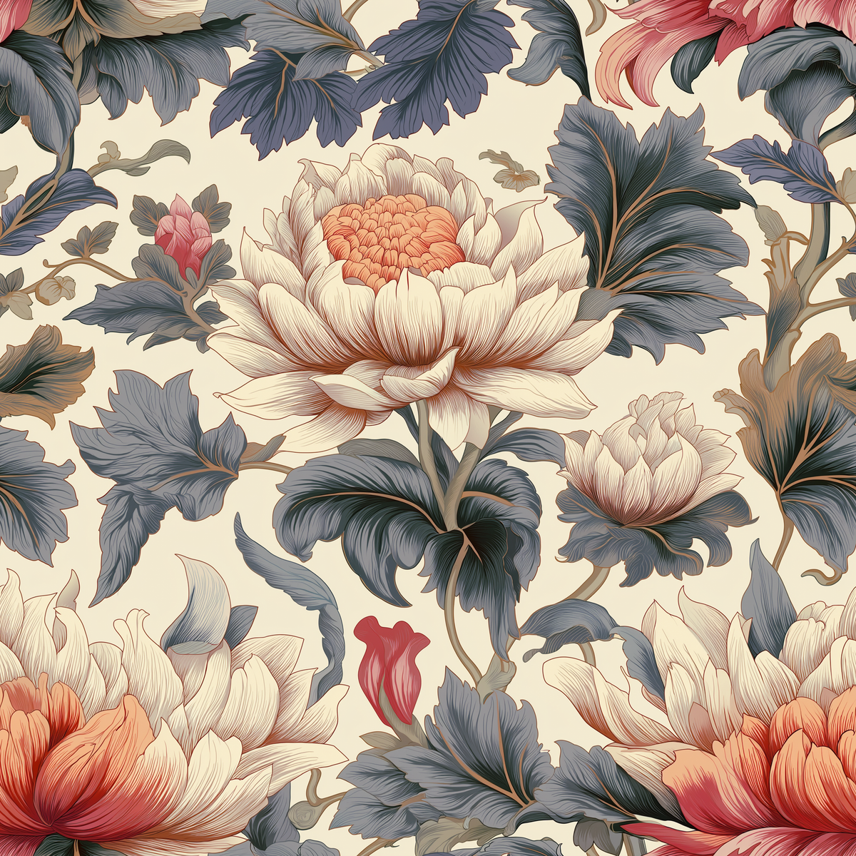 Atlanta Fabrics Cotswold Garden Summer Fabric | Atlanta Fabrics