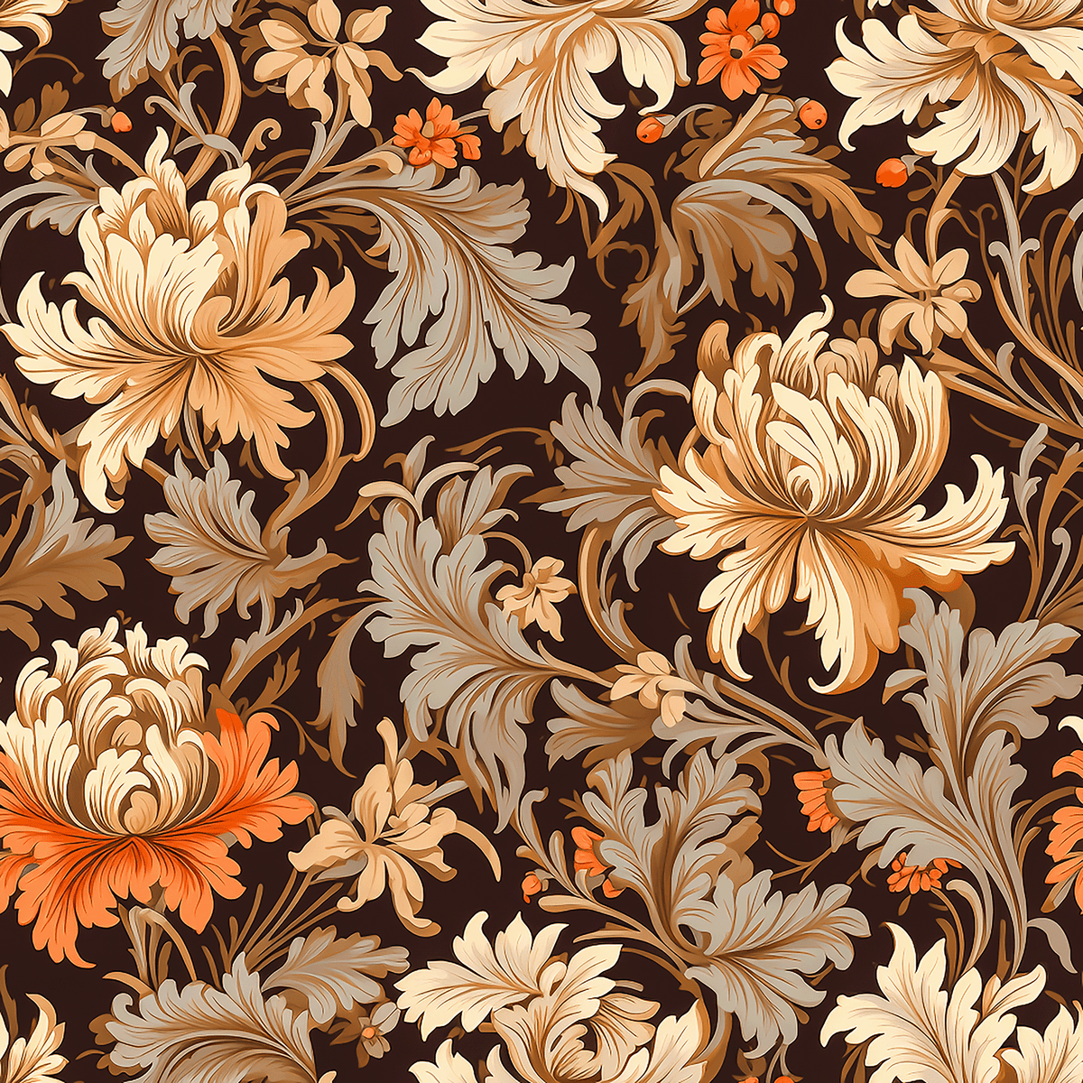 Atlanta Fabrics Cushing Brown Fabric | Atlanta Fabrics