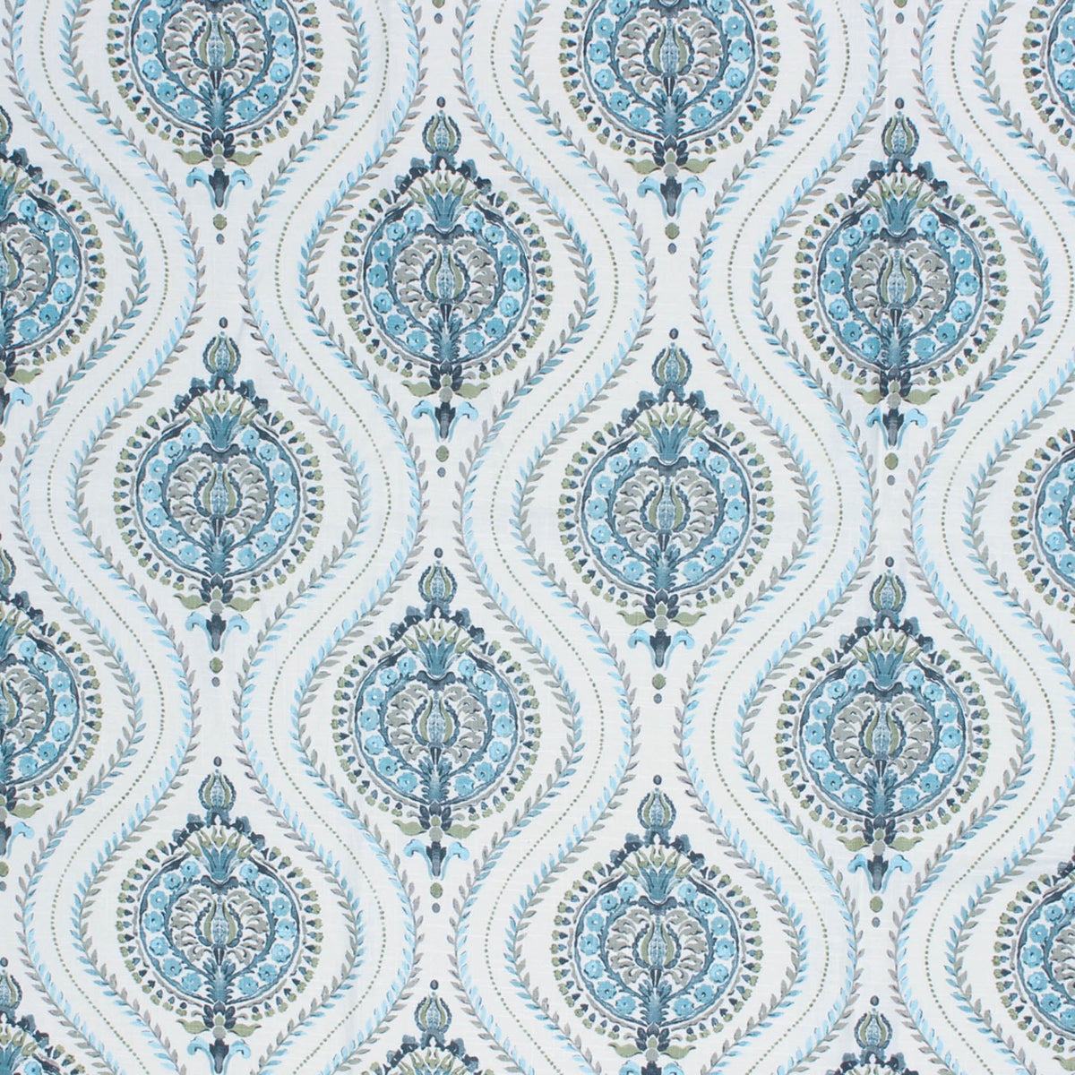 RM Coco DOMANI TEAL Fabric | Atlanta Fabrics