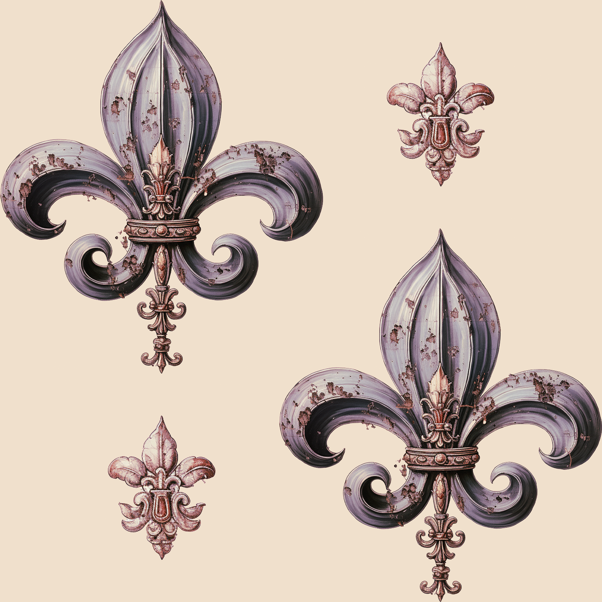 Fleur De Lis Wisteria