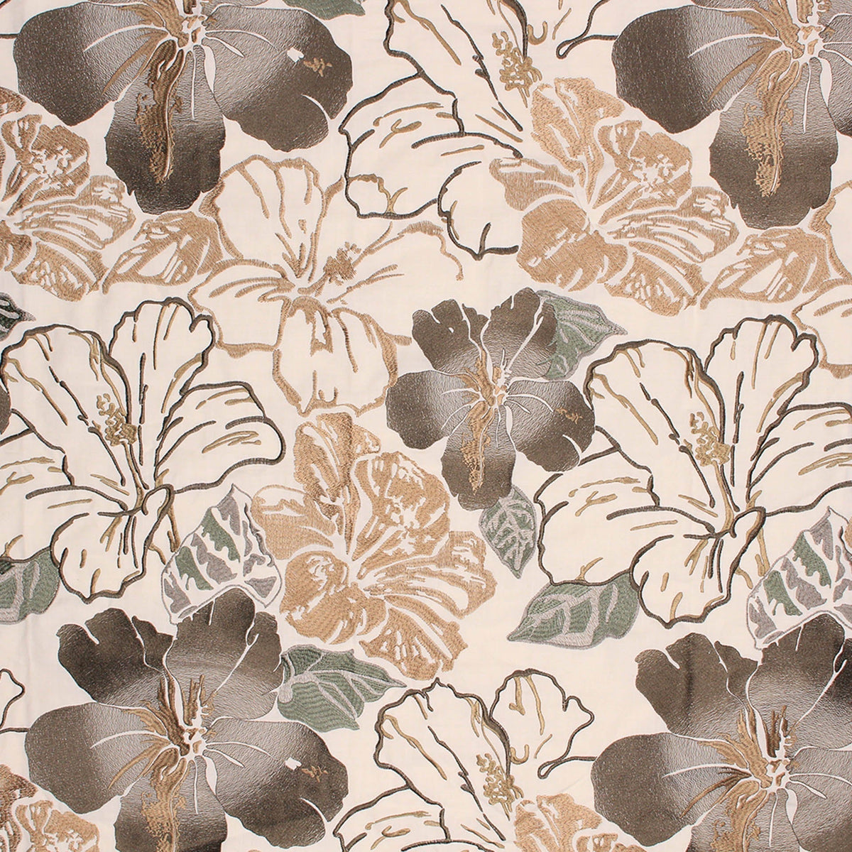 Rm Coco Floral Splendor Café au Lait Fabric | Atlanta Fabrics