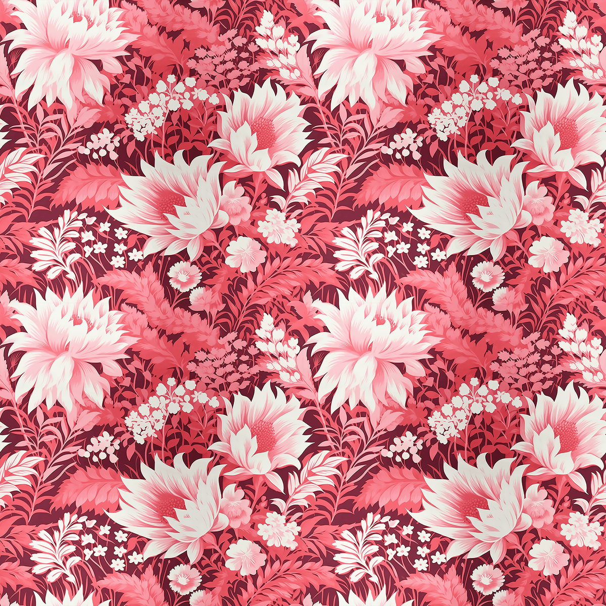 Flowers Unfurled Pink
