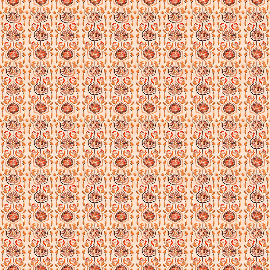 Atlanta Fabrics Gibson Terracotta Fabric | Atlanta Fabrics