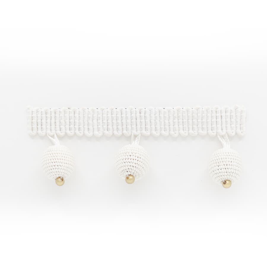 HOPAT BEADED FRINGE 2 CHALK